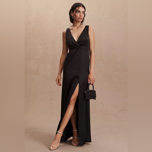 BHLDN Dresses & Skirts - Anthropologie BHLDN Piper Dress Black